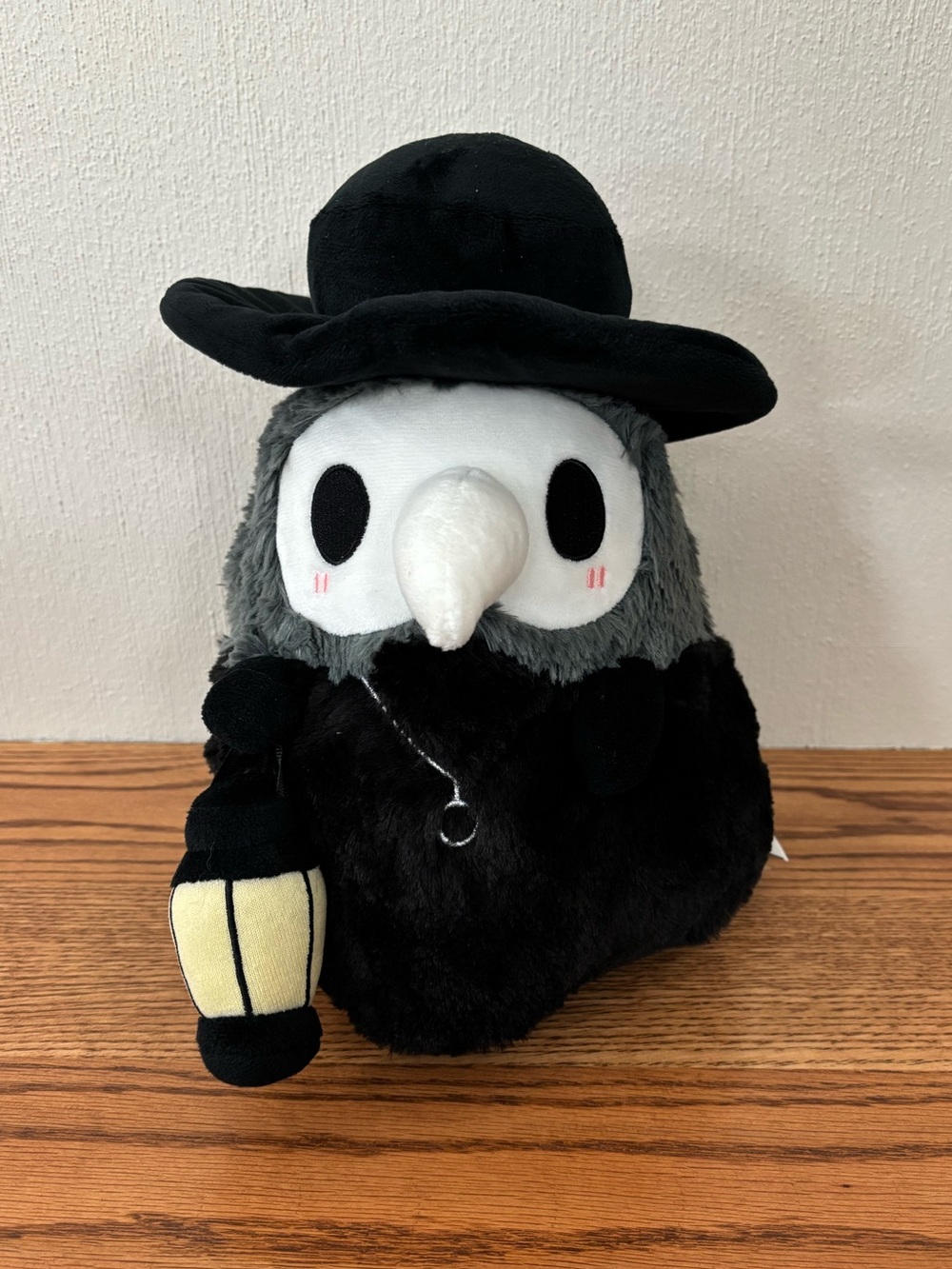 SQUISHABLE Mysterious Plague Doctor Bird  Plush Glow In The Dark Lantern